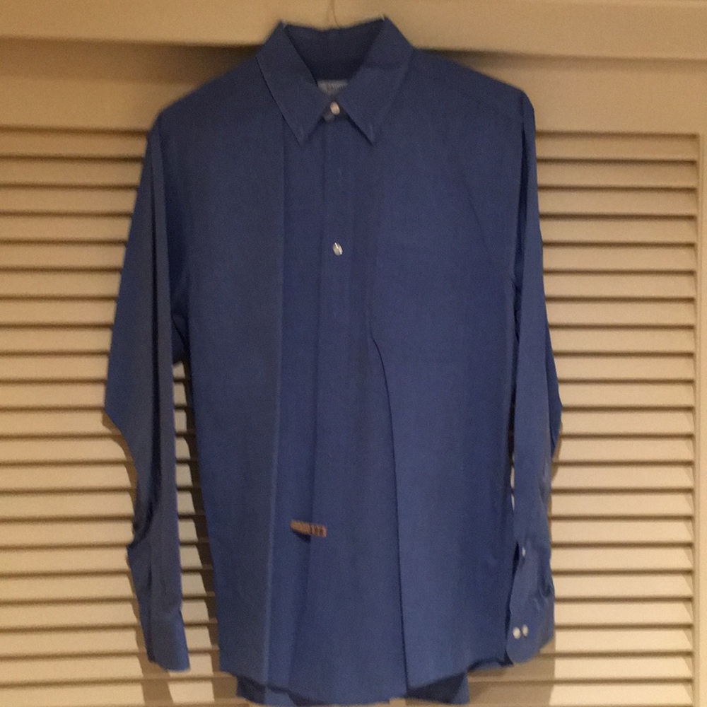 Brooks Brothers Basics blue button down shirt